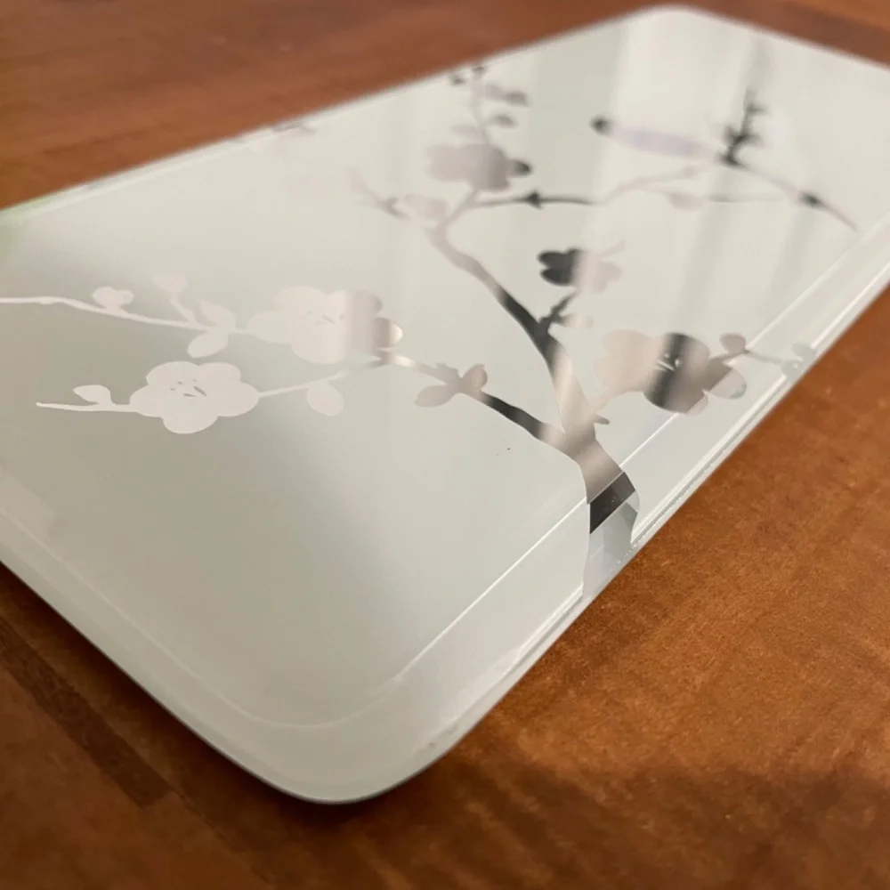 Vanity Tray, Mirrored Glass Plate